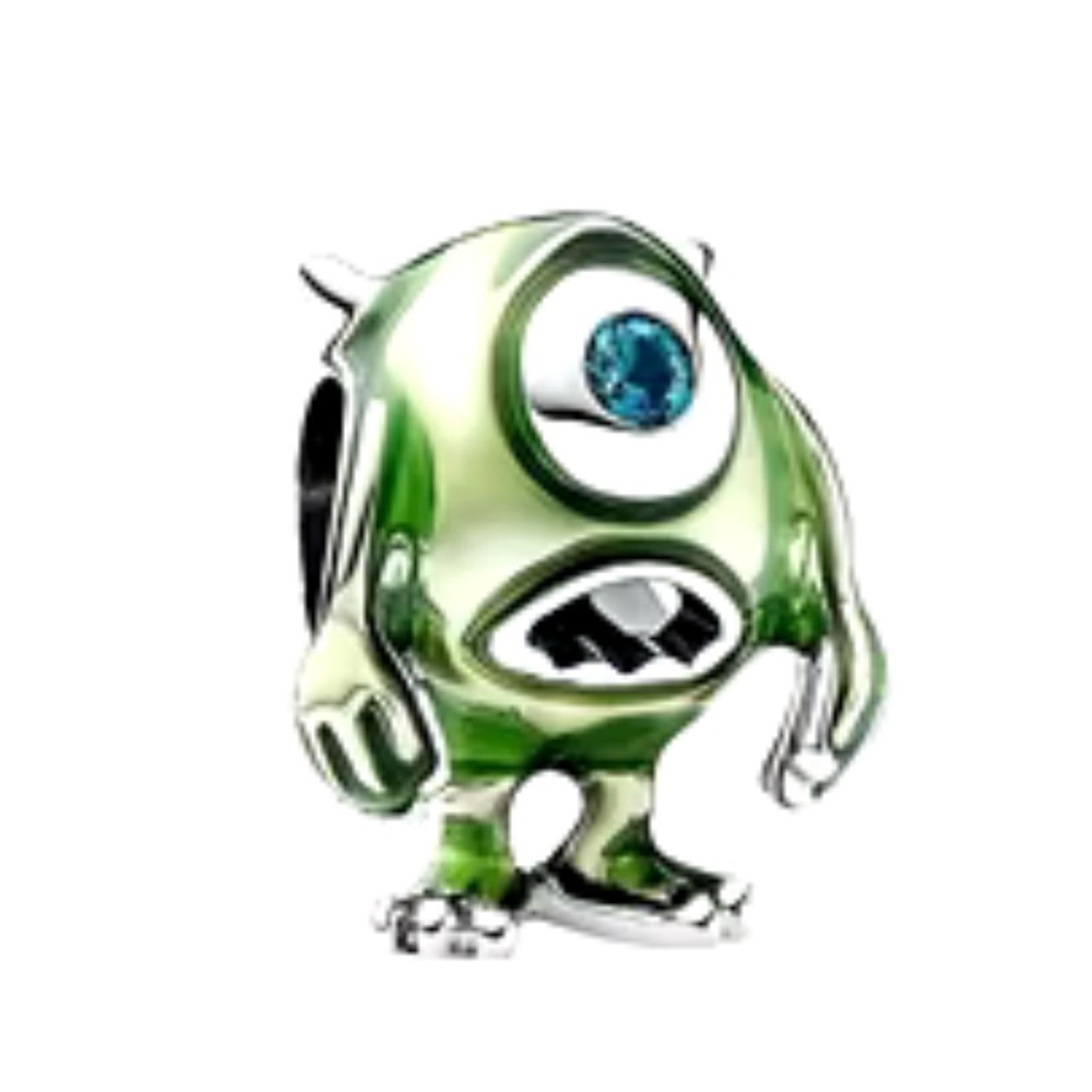 Green One-Eyed Monster European Charm - Collectable Character Edition